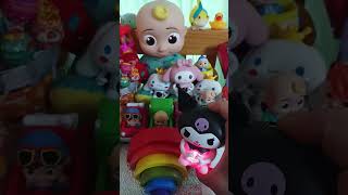 AMAZING COCOMELON FAMILYamp KUROMI WITH REMIXSONG remix remixsong viral toys cocomelon shorts [upl. by Shutz134]