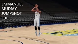 2k16 Emmanuel Mudiay Jumpshot Fix [upl. by Aydidey254]