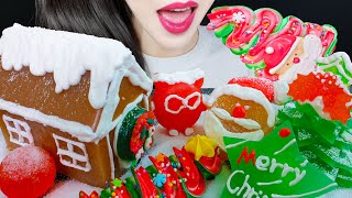 ASMR CHRISTMAS KOHAKUTO MERINGUE COOKIES RECIPE 크리스마스 코하쿠토 머랭쿠키 레시피 [upl. by Lasala]