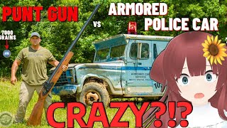 💥🤯THIS IS INSANE 🤯💥VTuber Reacts to Punt Gun vs Armored Police Car  Kentucky Ballistics [upl. by Selim489]