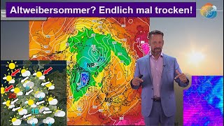 Ist das Altweibersommer Mit Hoch endlich mal trocken amp wärmer Wettervorhersage 1722092024 [upl. by Llertac43]