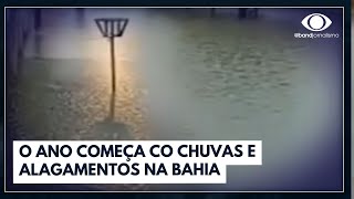 Cidade da Bahia acumula o maior volume de chuva no Brasil nos 2 primeiros dias do ano  Bora Brasil [upl. by Ellicott]