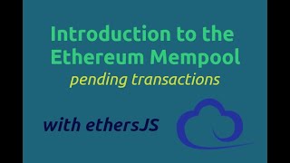 How to query Ethereum Mempool and filter pending transactions [upl. by Ynittirb]