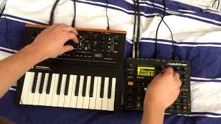 Noisy jam  6 digitakt and korg monologue [upl. by Kurr]