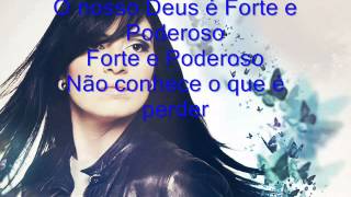 Fernanda BrumForte e Poderoso playback com letra [upl. by Airamana877]