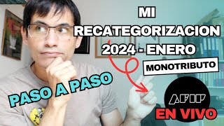 recategorizacion 2024 en VIVO [upl. by Ellerud]