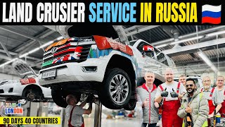 How Much For Land Curiser Service In Russia  Ep  46 India To London Road Trip [upl. by Abocaj]