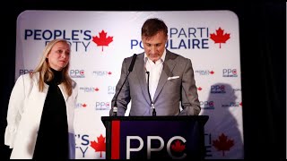 Discours de défaite de Maxime Bernier [upl. by Asilahs206]