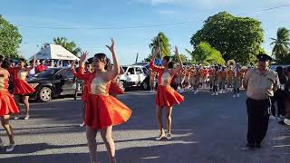 Corozal Community College Marching Band 1st Avenue  2024 Carnival [upl. by Birkner681]