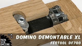 Collapsible joinery  Festool Domino XL  Assemblage démontable [upl. by Hazeefah160]