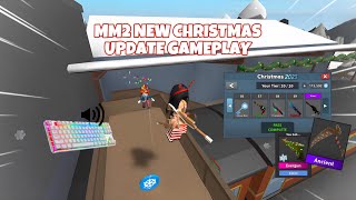 MM2 BUYING EVERYTHING IN THE NEW CHRISTMAS UPDATE  GAMEPLAY KEYBOARD ASMR [upl. by Aramoj]