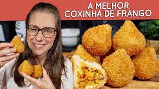 A melhor coxinha de frango com massa de batata que eu ja comi [upl. by Anirt597]