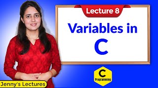 C08 Variables in C Programming  C Programming Tutorials [upl. by Zetnahs]