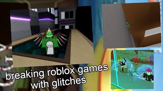 Breaking Roblox Games with Glitches [upl. by Pineda]