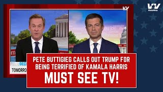 Pete Buttigieg Knows EXACTLY Why Trump Is Backing Out Of The Debates  Hes SCARED Of Kamala Harris [upl. by Olympe899]