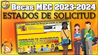 👩‍🏫 Becas MEC 20232024 👉 SOLICITUD En trámite en el Ministerio de Educación y Formación Profesional [upl. by Enneillij]