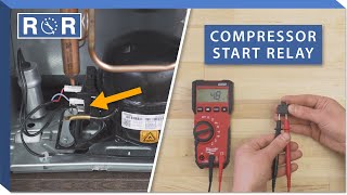 How to Test amp Replace the Compressor Start Relay in a Refrigerator  Repair amp Replace [upl. by Osana]