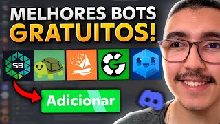 5 MELHORES BOTS GRATUITOS para SERVIDOR de Discord em 2024 [upl. by Yrred]