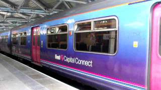 Class 319  First Capital Connect  London Blackfriars Station [upl. by Aihsaei]