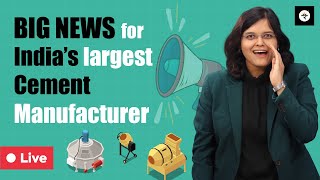 Can Ultratech Cement benefit from this news  CA Rachana Ranade [upl. by Drofnil]