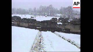 BOSNIA TUZLA US NATO TROOPS ARRIVE IN MOSLEM HELD TERRITORY [upl. by Aromas502]