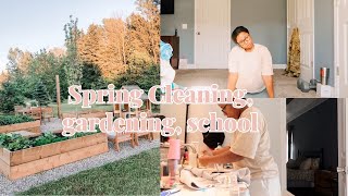 🌷 A day in my life 2024  Spring Cleaning 🫧 Spring Gardening   RAD school🩺 [upl. by Notsuj]