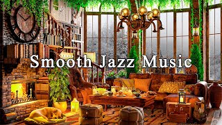 Smooth Jazz Instrumental Music to Study Work Focus☕Cozy Coffee Shop Ambience amp Relaxing Jazz Music [upl. by Purcell139]