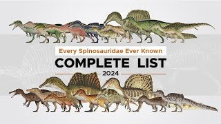 Every Spinosaurid explained [upl. by Brena54]