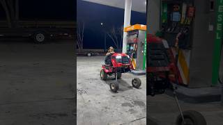 Squatted lawnmower takes over streets … [upl. by Bluhm673]