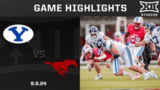 BYU vs SMU Game Highlights  2024 Big 12 Football [upl. by Enileoj]