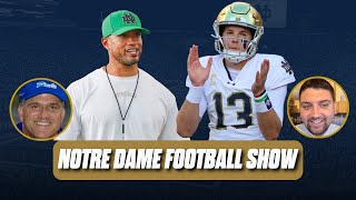 Notre Dame football show Film breakdown of Texas AampM game odds of perfect regular season [upl. by Rema]