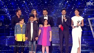 لحظة فوز حمزة لبيض في الموسم الثاني من The Voice Kids [upl. by Lanae]