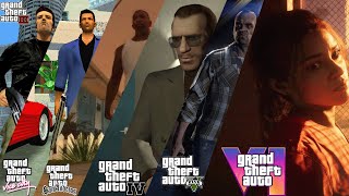 All Grand Theft Auto Reveal trailers GTA 3 GTA 6 [upl. by Claude]