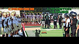 Exclusive Rival MatchUp Of Langston Hughes vs Creekside Spring Football Game Full Game Highlights [upl. by Omrellig]