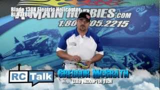 AMain Hobbies RCTalk First Flight and Review Blade 130X Helicopter [upl. by Ardnekal]