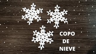 COPO DE NIEVE A CROCHET [upl. by Wollis]