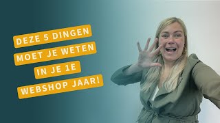 5 tips voor jouw eerste webshop jaar [upl. by Prospero]