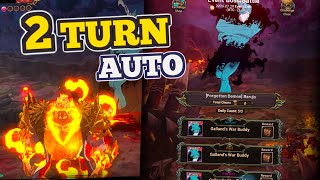 2 TURN AUTO KO Event Boss BARUJA Extreme Galland’s War Buddy Seven Deadly Sins Grand Cross [upl. by Mahtal250]