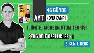 📍 PERİYODİK ÖZELLİKLER 1 l 3GÜN 1DERS l AYT KONU ANLATIM KAMPI [upl. by Aiuqal927]