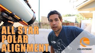 How to Polar Align a Celestron Mount All star polar alignment [upl. by Ealasaid]