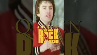 We Will Rock You 1977 Queen Song Album News of the World shorts [upl. by Ardnuasal]