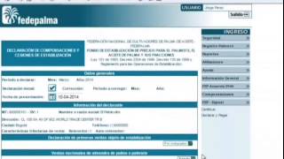 Procedimiento para la declaración de las operaciones de estabilización de precios al FEP Palmero [upl. by Artenahs]