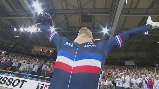 Mens Keirin Final  2015 UCI Track Cycling World Championships  St QuentinenYvelines France [upl. by Annairda]