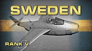 Swedish Air Forces Rank V  Tutorial and Guide  War Thunder [upl. by Haile64]