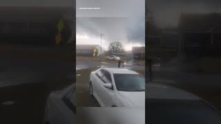 Tornado captured tearing through Valdosta Georgia [upl. by Leribag]