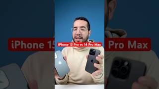 iPhone 15 Pro vs 14 Pro Max iphone15pro iphone14promax [upl. by Trumann]