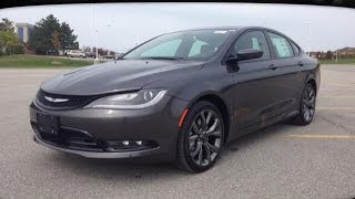 2015 Grey Chrysler 200 S Vehicle Demonstration Newmarket Ontario  MacIver Dodge Jeep [upl. by Erfert]