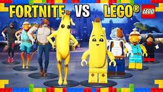 Fortnite Dance Battle Original vs LEGO® Skins [upl. by Lanni]