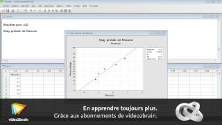 Tutoriel Minitab  Faire un test de normalité dAndersonDarling  video2braincom [upl. by Sixela]