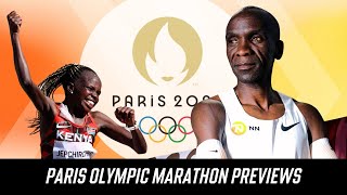 Who Will Win in Paris  Our 2024 Olympic Marathon Previews [upl. by Etnasa]